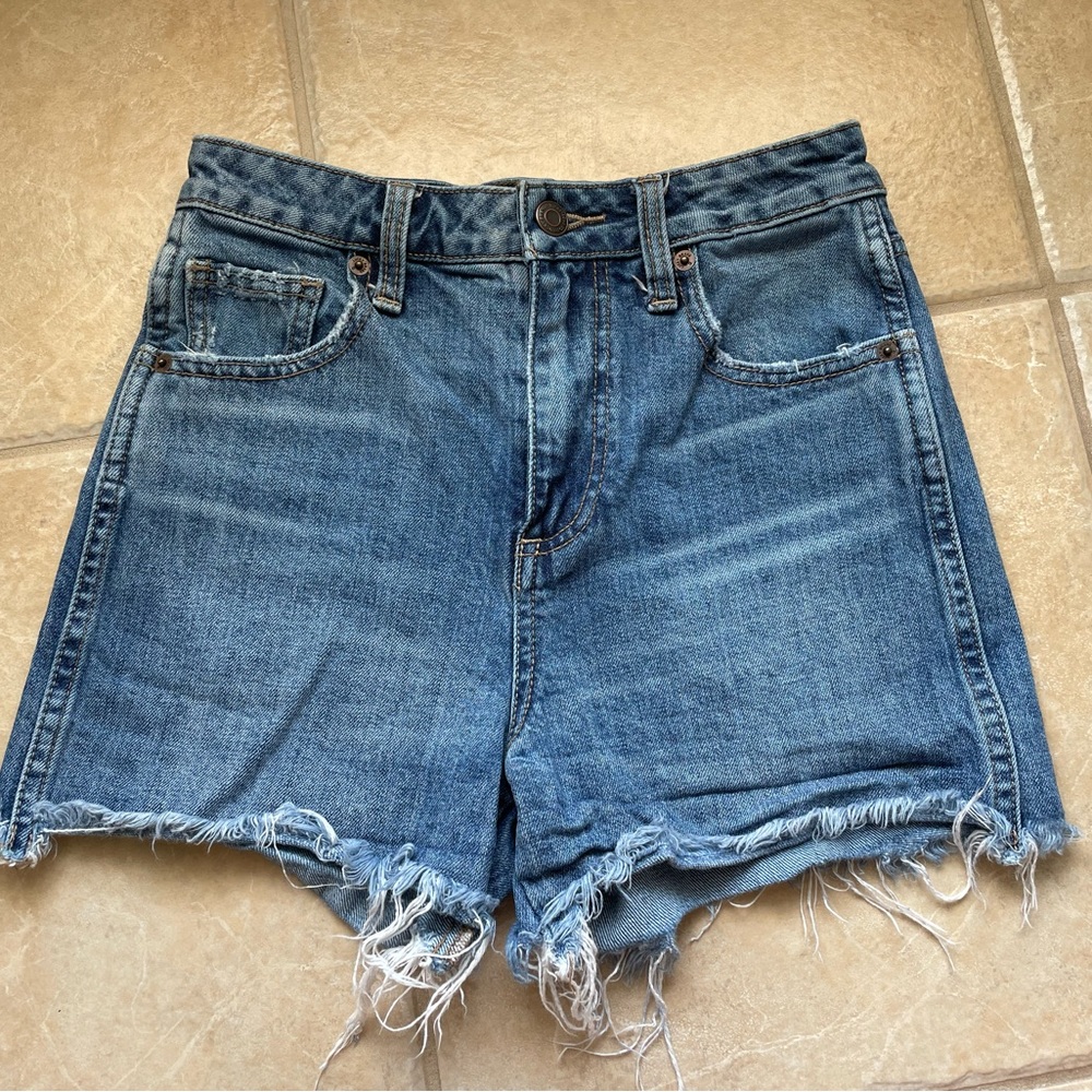 Lucky Brand “The High Rise Tomboy” denim shorts